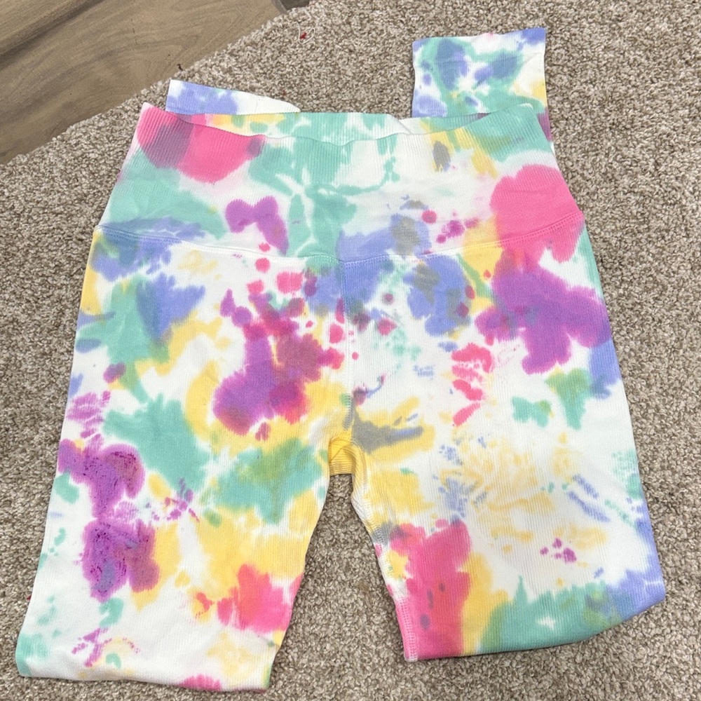 Spiritual Gangster Colorful Tie-Dye Leggings - Picture 2 of 4